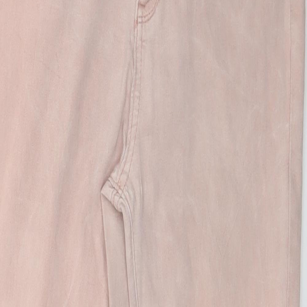Goodies Womens Pink  Denim Skinny Jeans Size 10 L27 in