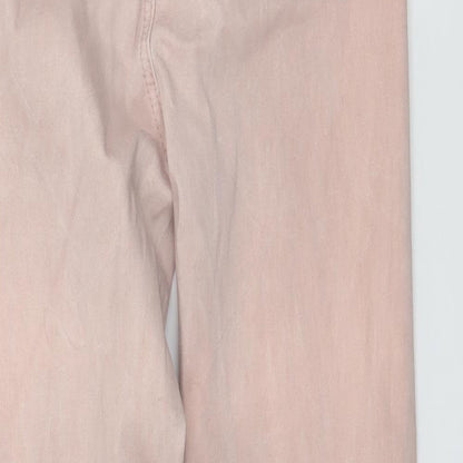 Goodies Womens Pink  Denim Skinny Jeans Size 10 L27 in