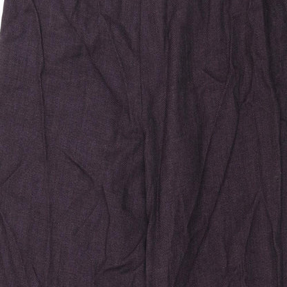 Nightingales Womens Purple   Trousers  Size 14 L20 in