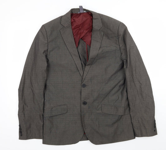 Mens UK Size L H&M Regular Grey Suit Jacket