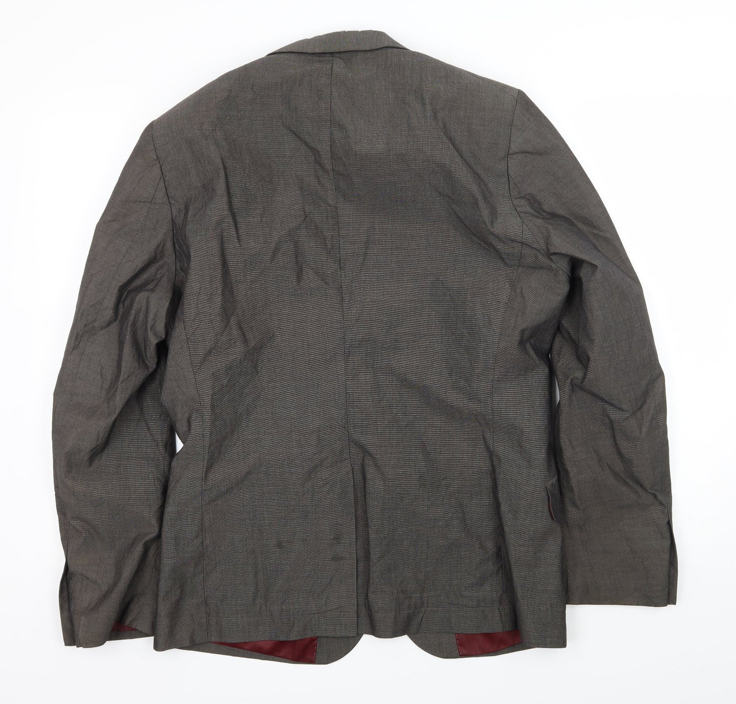Mens UK Size L H&M Regular Grey Suit Jacket