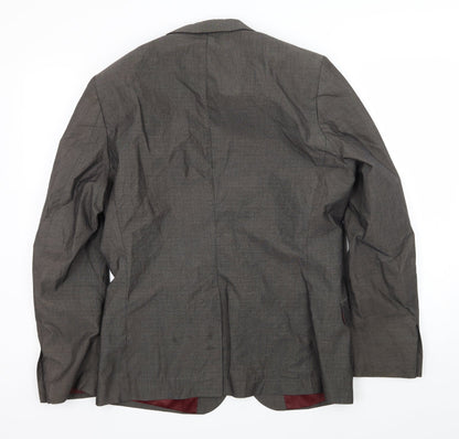 Mens UK Size L H&M Regular Grey Suit Jacket
