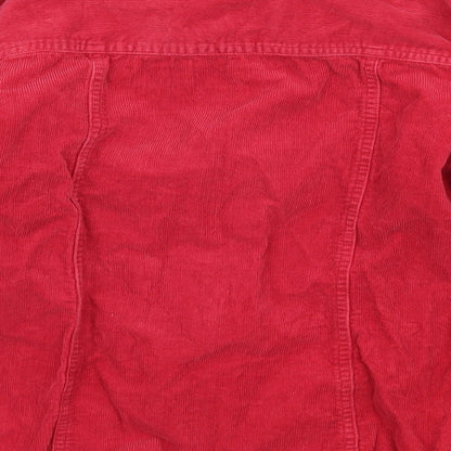 Hawkshead Boys Red  Corduroy Basic Button-Up Size 9-10 Years