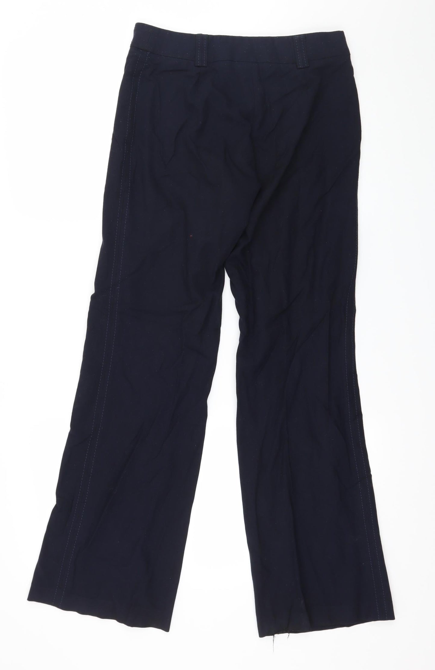 Marks and Spencer Womens Blue   Trousers  Size 8 L30 in