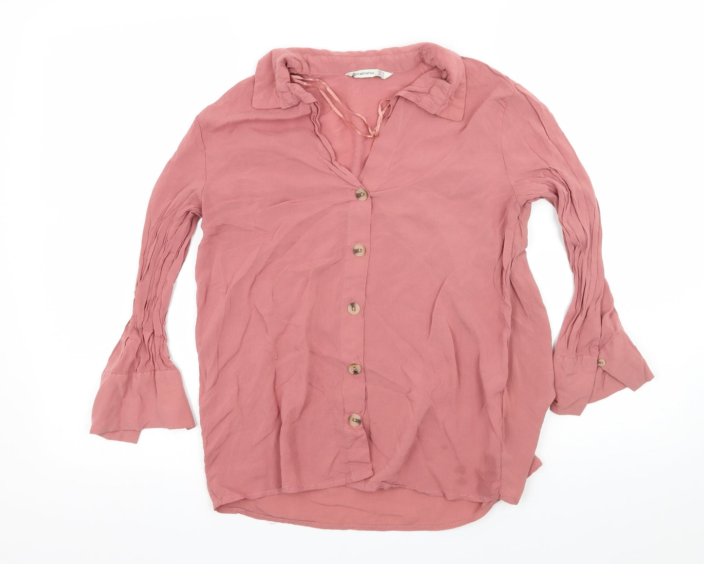 Straivarius Womens Pink   Basic Blouse Size M