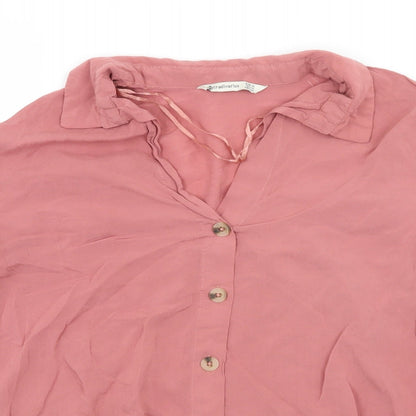 Straivarius Womens Pink   Basic Blouse Size M