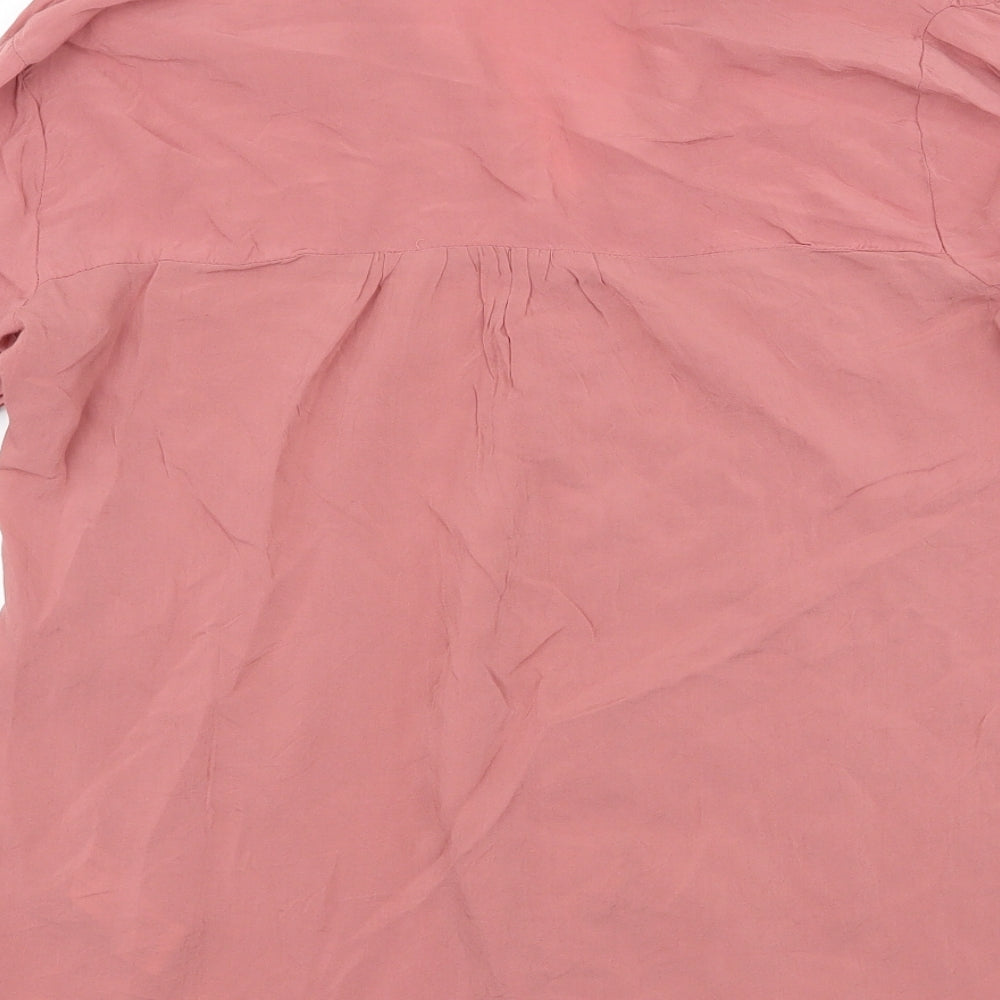 Straivarius Womens Pink   Basic Blouse Size M