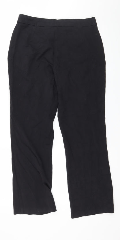 Womens UK Size 10 Marks and Spencer Regular Fit  Blue Trousers