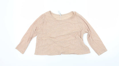 Womens UK Size S Stradivarius Pink Basic T-Shirt