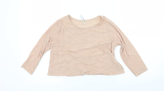 Womens UK Size S Stradivarius Pink Basic T-Shirt