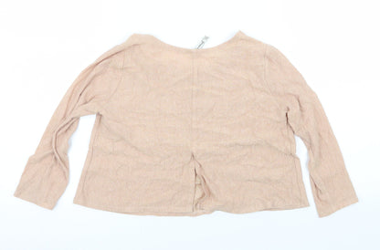 Womens UK Size S Stradivarius Pink Basic T-Shirt