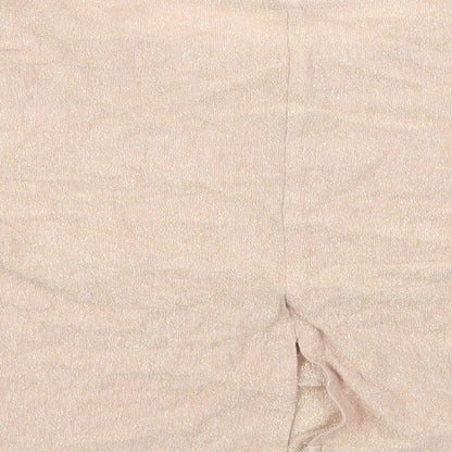 Womens UK Size S Stradivarius Pink Basic T-Shirt