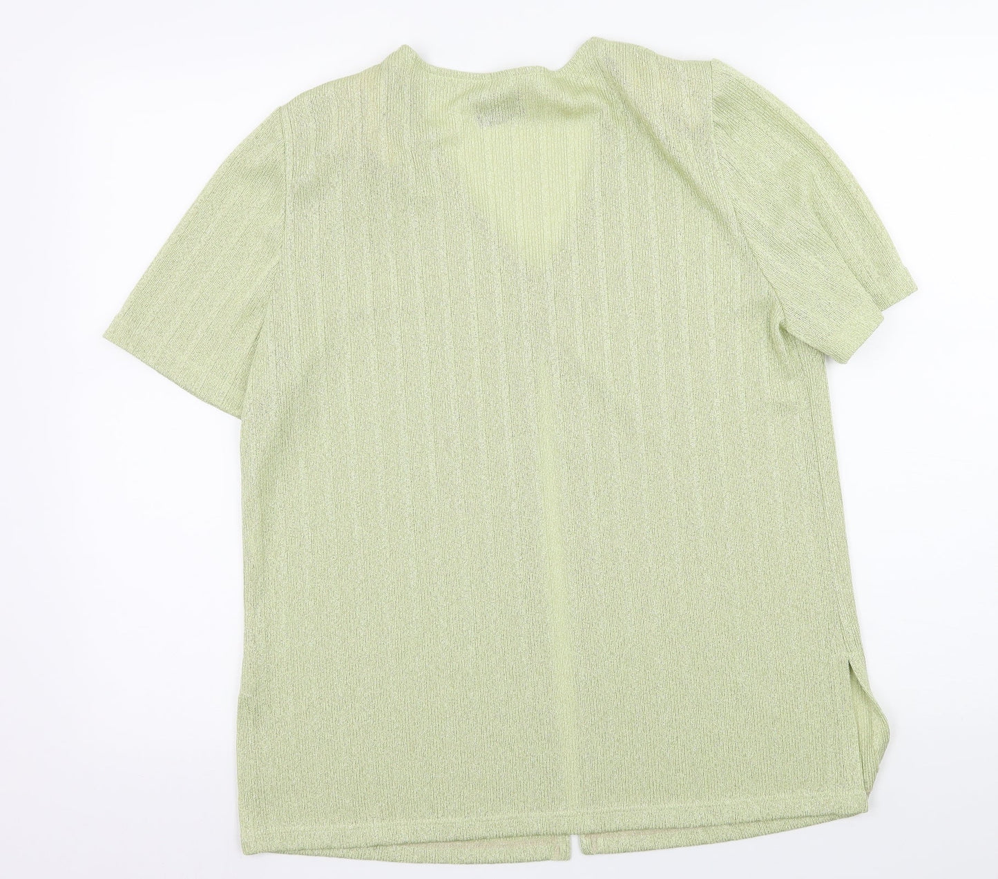 Galmes Womens Green  Knit Cardigan Jumper Size M