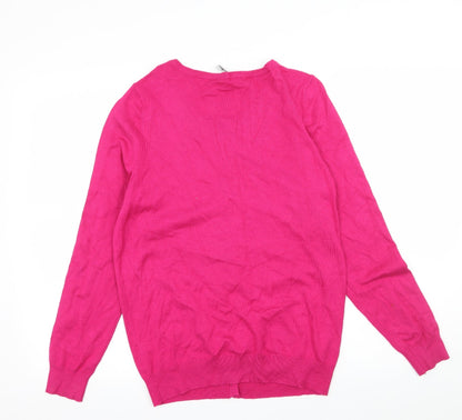 BHS Womens Pink  Knit Pullover Jumper Size 14