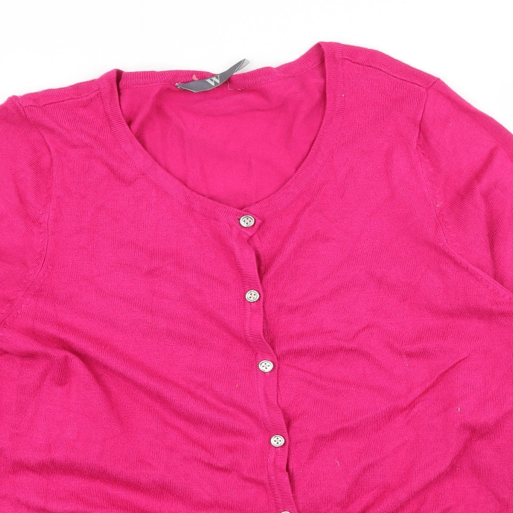 BHS Womens Pink  Knit Pullover Jumper Size 14
