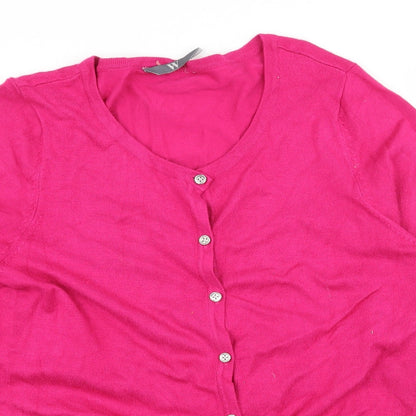 BHS Womens Pink  Knit Pullover Jumper Size 14