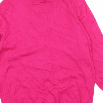 BHS Womens Pink  Knit Pullover Jumper Size 14