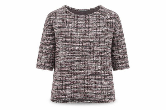 Nutmeg Womens Pink Striped Knit Pullover Jumper Size 12