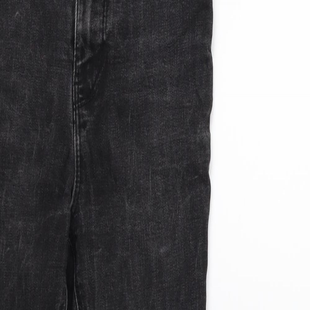 Denim & Co. Womens Black  Denim Skinny Jeans Size 4 L27 in