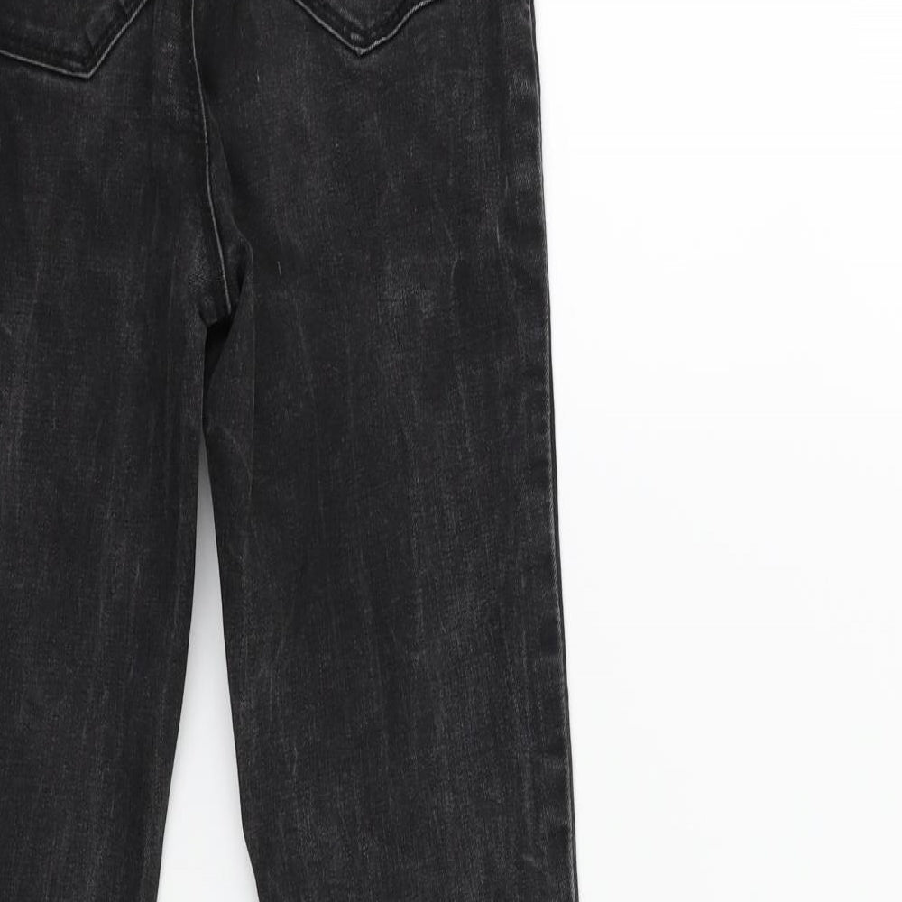 Denim & Co. Womens Black  Denim Skinny Jeans Size 4 L27 in