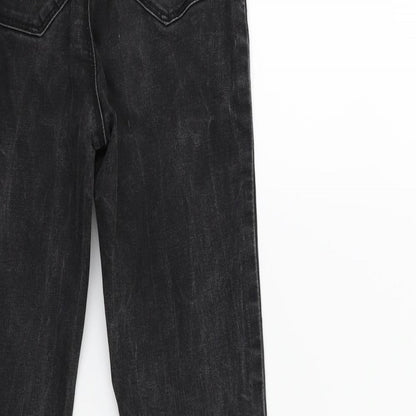 Denim & Co. Womens Black  Denim Skinny Jeans Size 4 L27 in