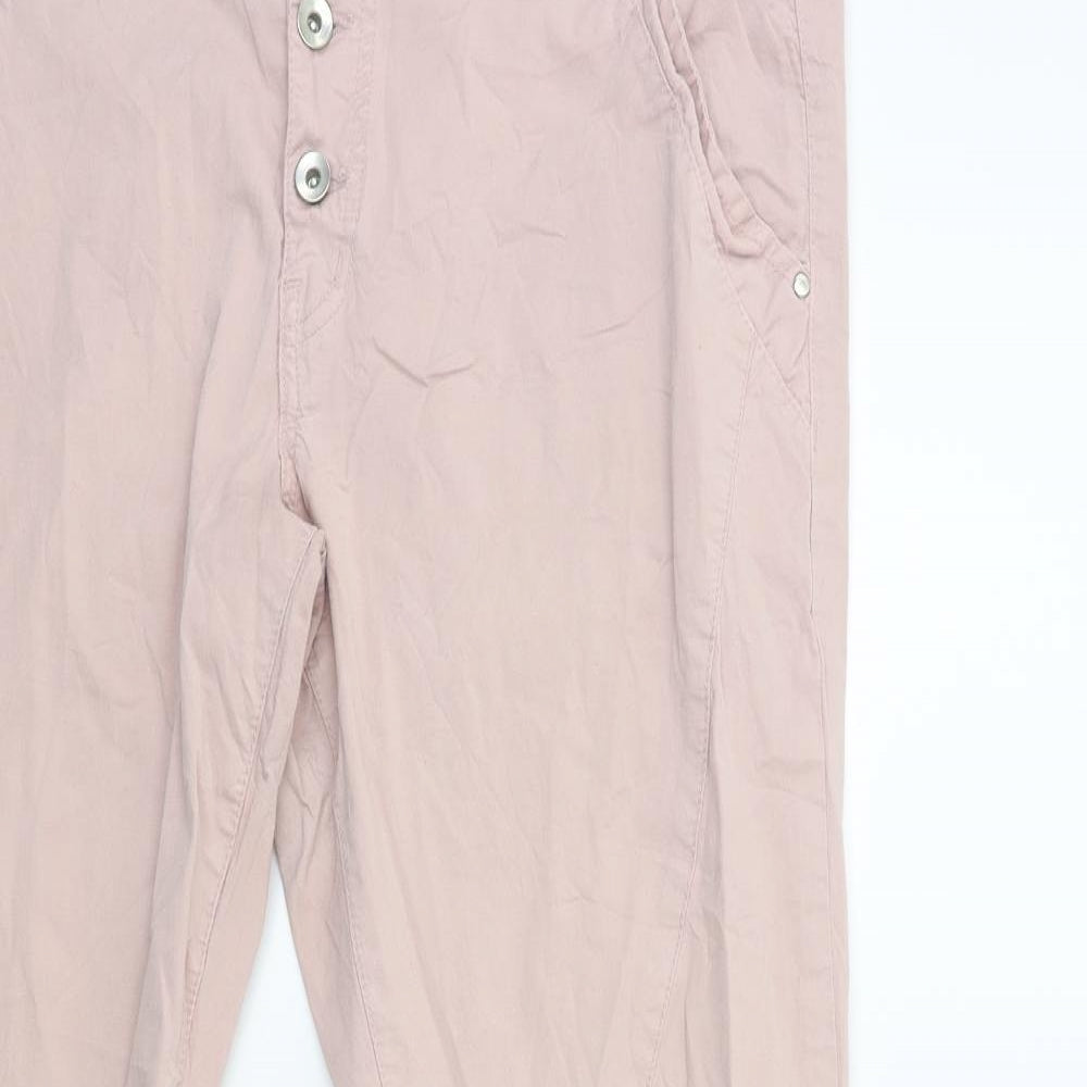 Gina Tricot Womens Pink   Cargo Trousers Size 16 L31 in