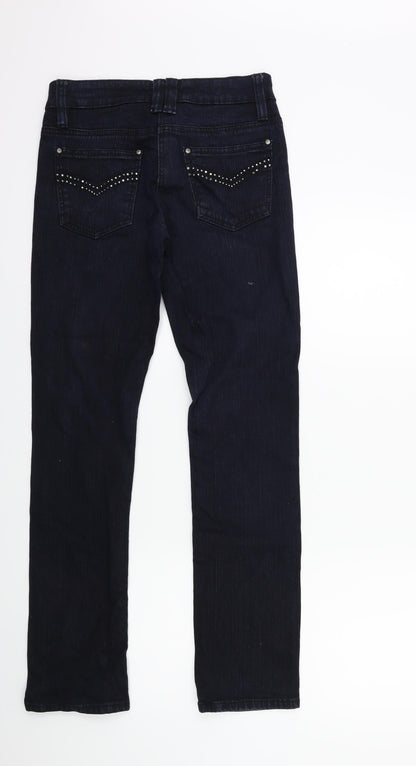 George Womens Blue  Denim Skinny Jeans Size 8 L32 in