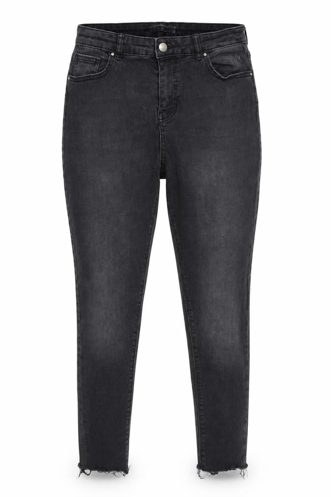 Womens UK Size 14 Denim & Co. Regular Fit Skinny Grey Jeans