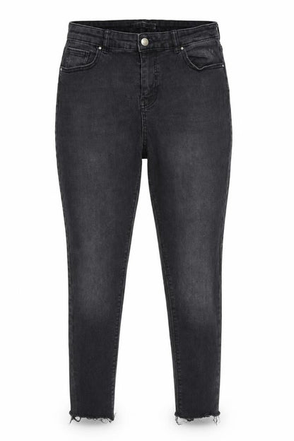 Womens UK Size 14 Denim & Co. Regular Fit Skinny Grey Jeans