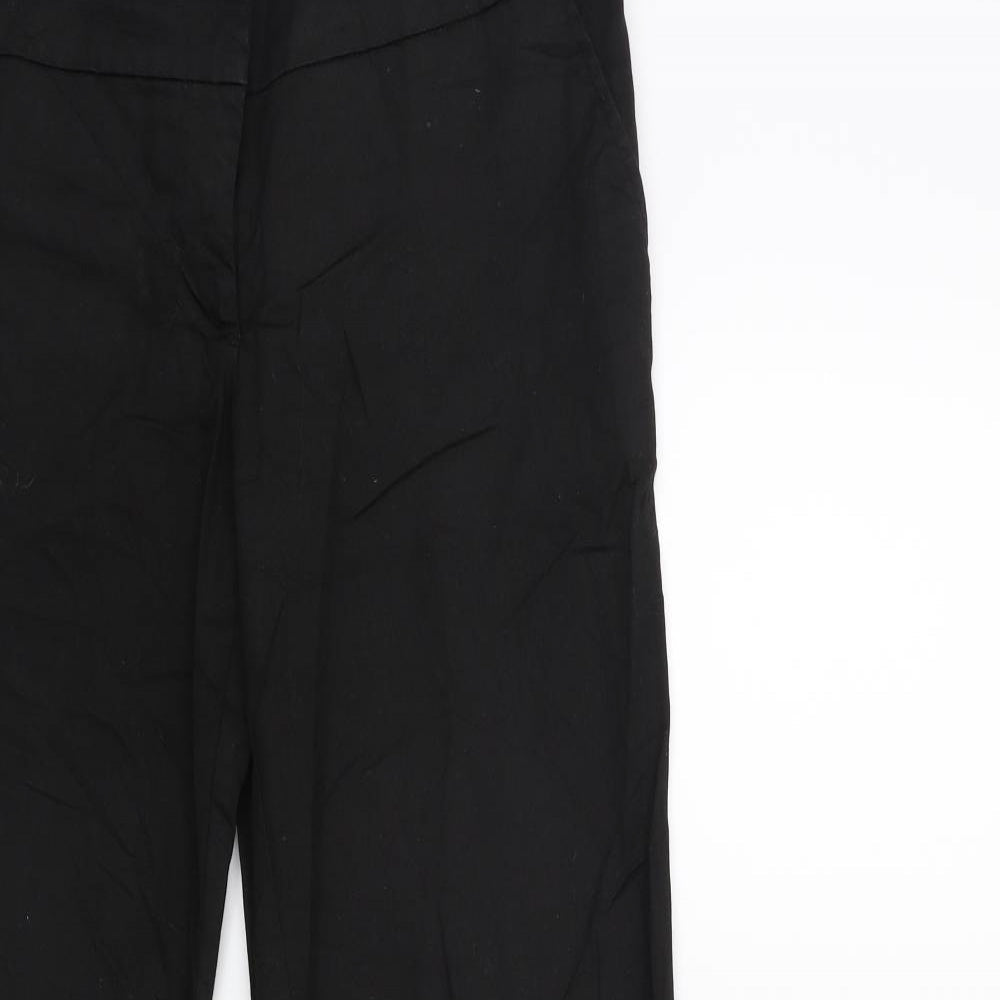 Womens UK Size 10 VERO MODA Regular Fit  Black Trousers