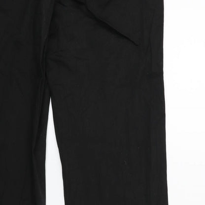 Womens UK Size 10 VERO MODA Regular Fit  Black Trousers