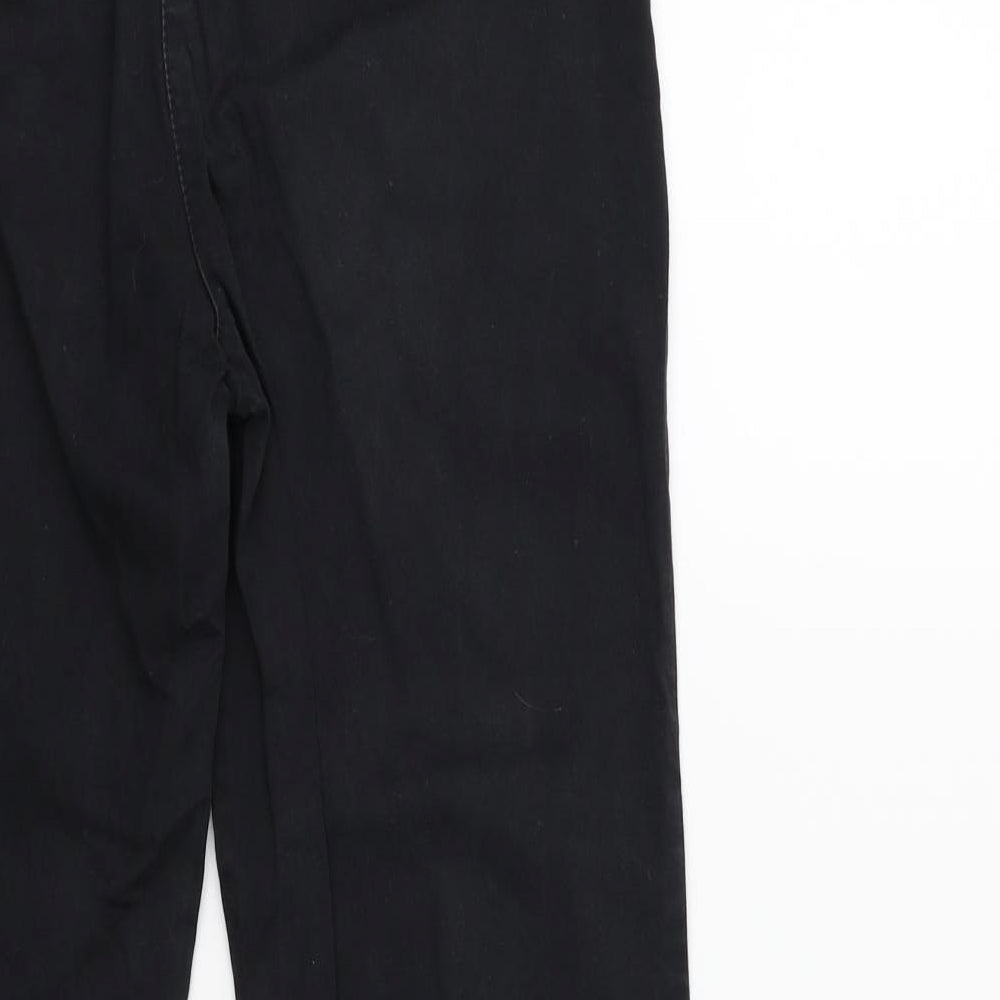 Womens UK Size 28 in NEXT Regular Fit  Black Trousers