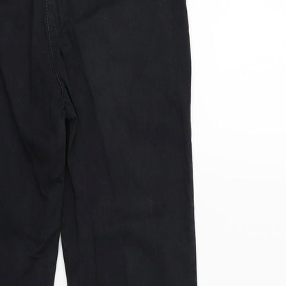 Womens UK Size 28 in NEXT Regular Fit  Black Trousers