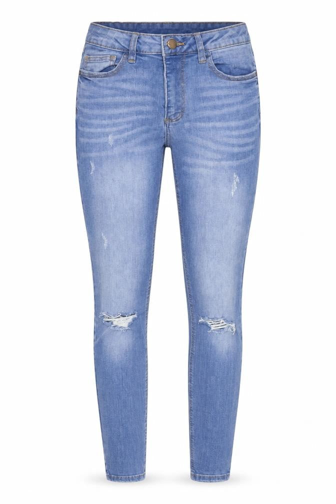 Womens UK Size 8 Denim & Co. Regular Fit Skinny Blue Jeans