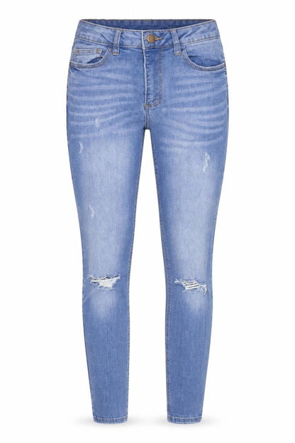 Womens UK Size 8 Denim & Co. Regular Fit Skinny Blue Jeans