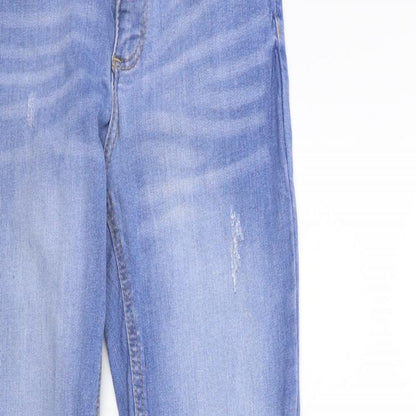 Denim & Co. Womens Blue  Denim Skinny Jeans Size 8 L26 in