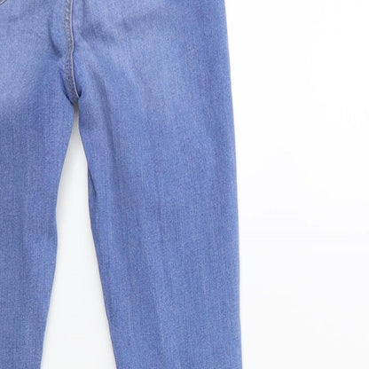 Denim & Co. Womens Blue  Denim Skinny Jeans Size 8 L26 in