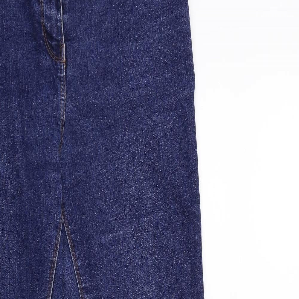 Womens UK Size 8 Papaya Regular Fit Skinny Blue Jeans