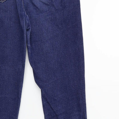 Womens UK Size 8 Papaya Regular Fit Skinny Blue Jeans