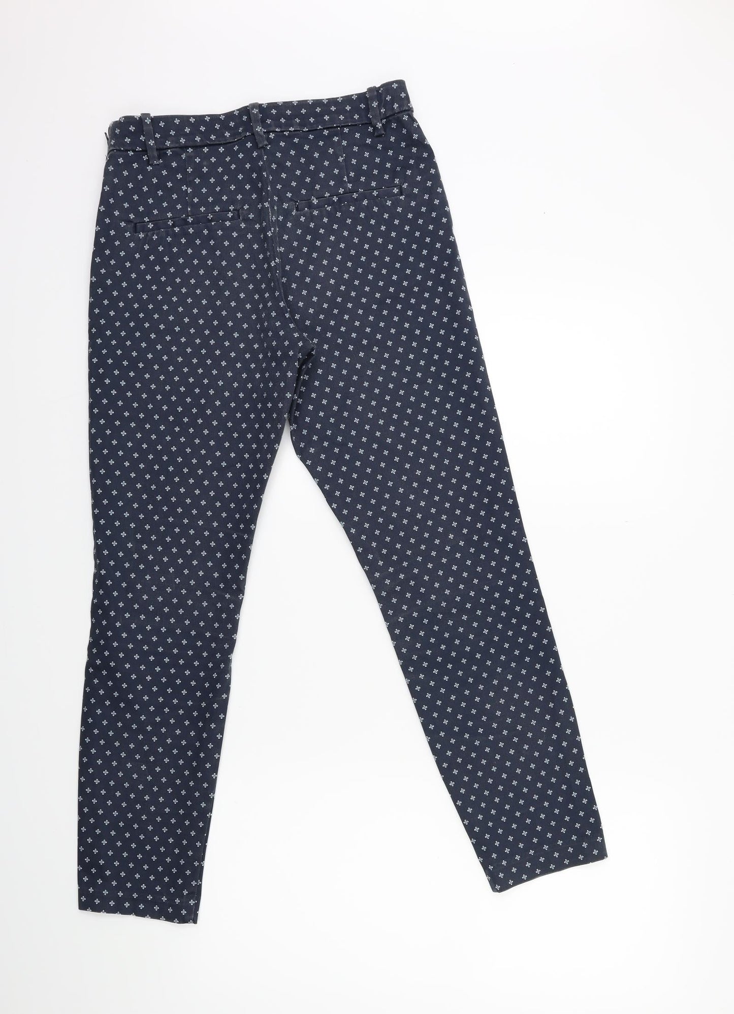 Womens UK Size 10 H&M Regular Fit  Blue Trousers