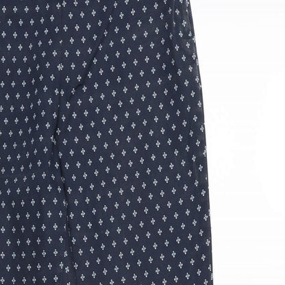 Womens UK Size 10 H&M Regular Fit  Blue Trousers