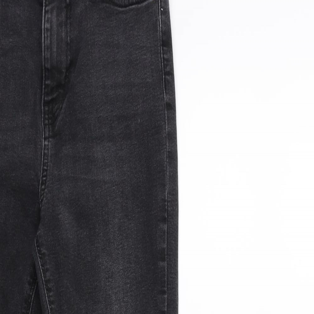 Denim & Co. Womens Black  Denim Skinny Jeans Size 6 L27 in