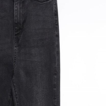 Denim & Co. Womens Black  Denim Skinny Jeans Size 6 L27 in