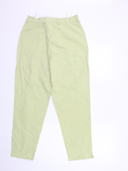Womens UK Size 16 Zaffiri Regular Fit  Green Trousers