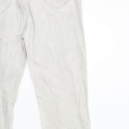 noxy Womens Grey  Denim Skinny Jeans Size 14 L30 in