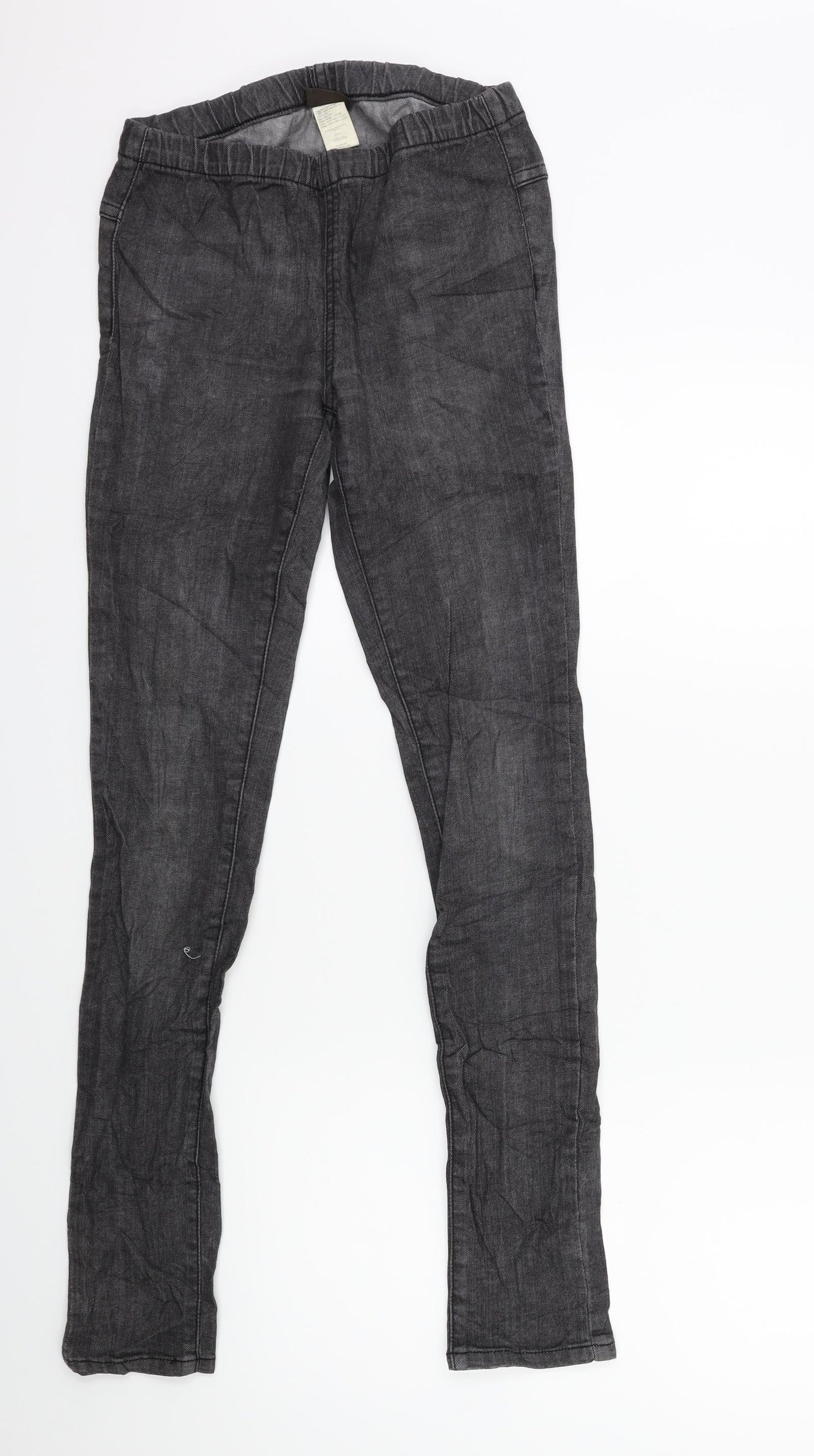 Womens UK Size S Pieces Regular Fit Jegging Black Jeans