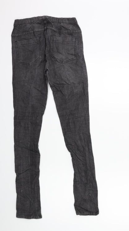 Womens UK Size S Pieces Regular Fit Jegging Black Jeans