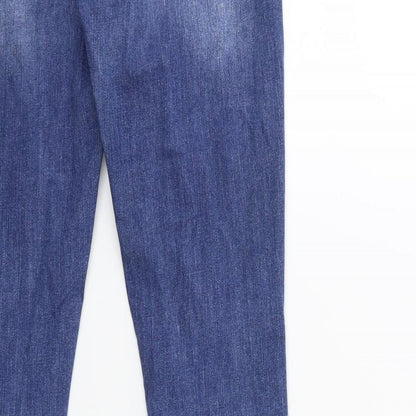 Denim & Co. Womens Beige  Denim Skinny Jeans Size 8 L30 in