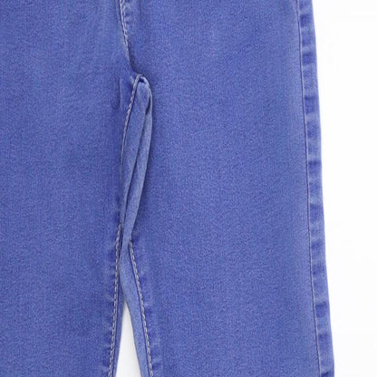 Denim & Co. Womens Blue  Denim Jegging Jeans Size 6 L28 in
