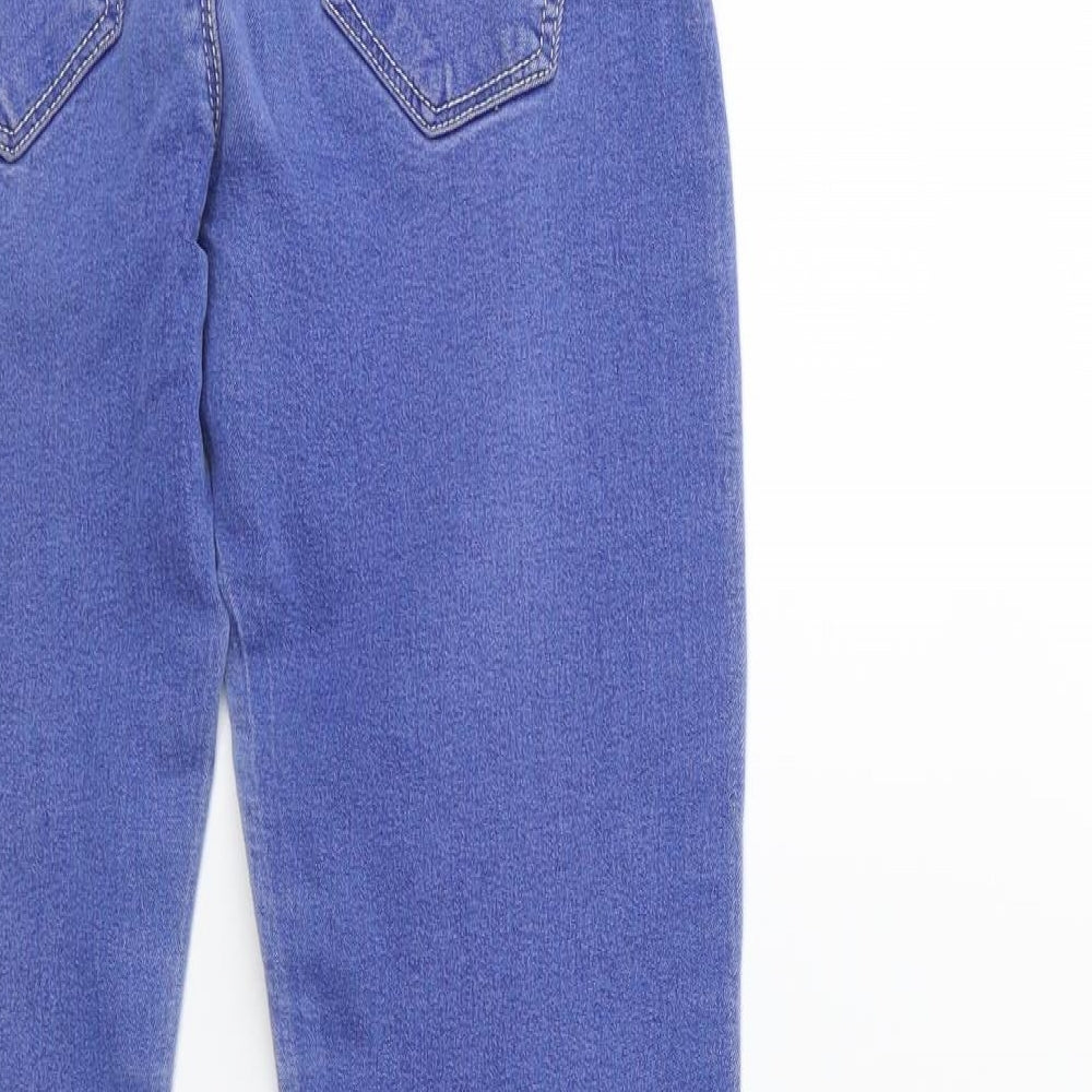 Denim & Co. Womens Blue  Denim Jegging Jeans Size 6 L28 in